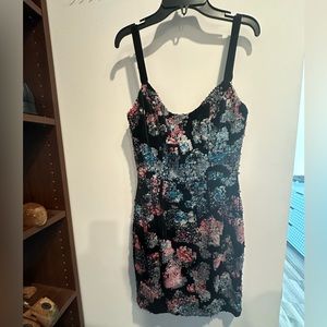 Dress the population sequin dress